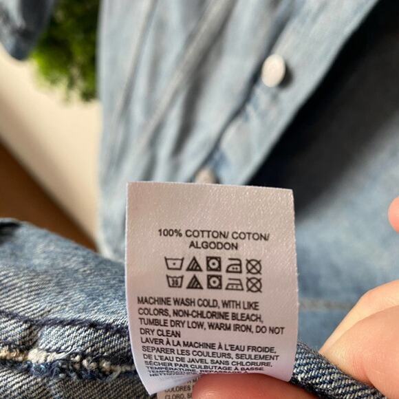 Lucky Brand blue jean jacket size medium NWT - Picture 10 of 10